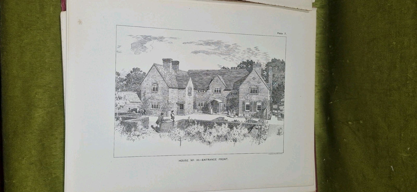 1903 A Book of Country Houses- Ernest Newton 62 Plates 1st Edition5