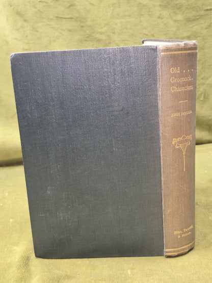 Old Greenock Characters 1920 John Donald First Edition Milne Tannahill1