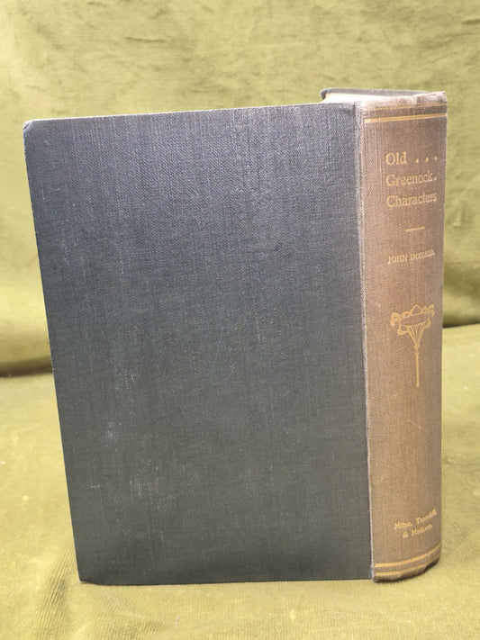 Old Greenock Characters 1920 John Donald First Edition Milne Tannahill1
