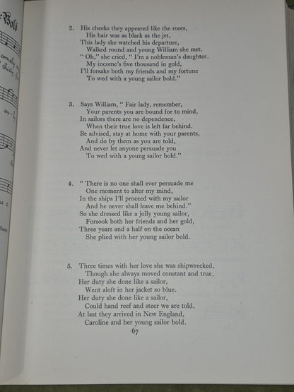 Songs and Ballads from Nova Scotia 1933 J M Dent & Sons Toronto & Vancouver 7