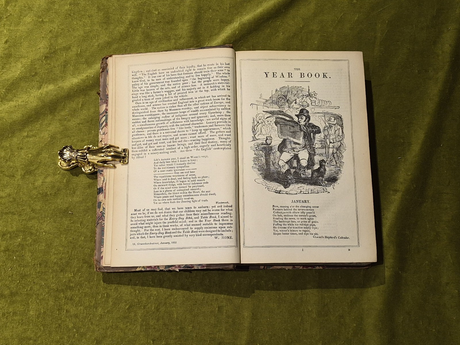 The Year Book of Daily Recreation and Information - William Hone -Tegg est. 18326