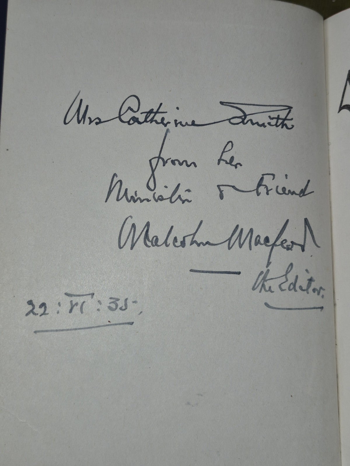 An Laoidheadair 1935 Church of Scotland SIGNED by Editor4