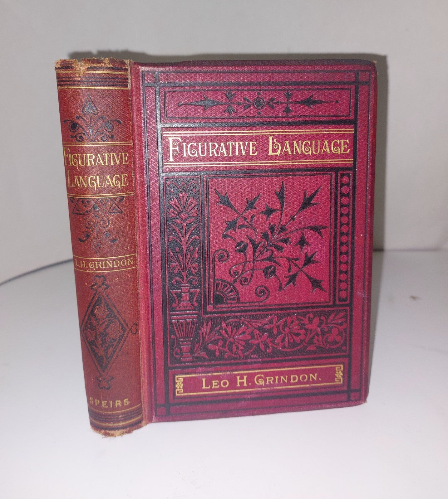 Figurative Language By Leo H. Grindon (1879) Antiquarian Book0