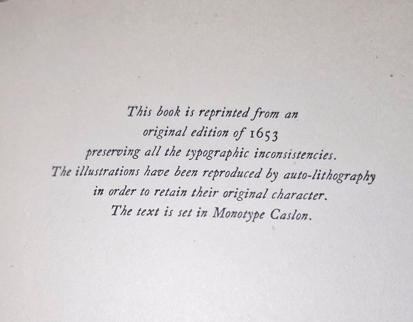 The Complete Herbal By Nicholas Culpeper 1953 Facsimile Edition ICI12