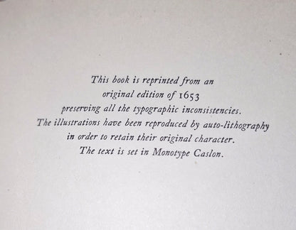 The Complete Herbal By Nicholas Culpeper 1953 Facsimile Edition ICI12