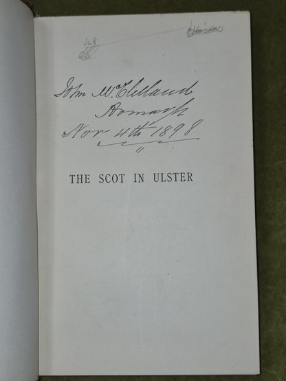 The Scot in Ulster John Harrison - 1888 William Blackwood and Sons4