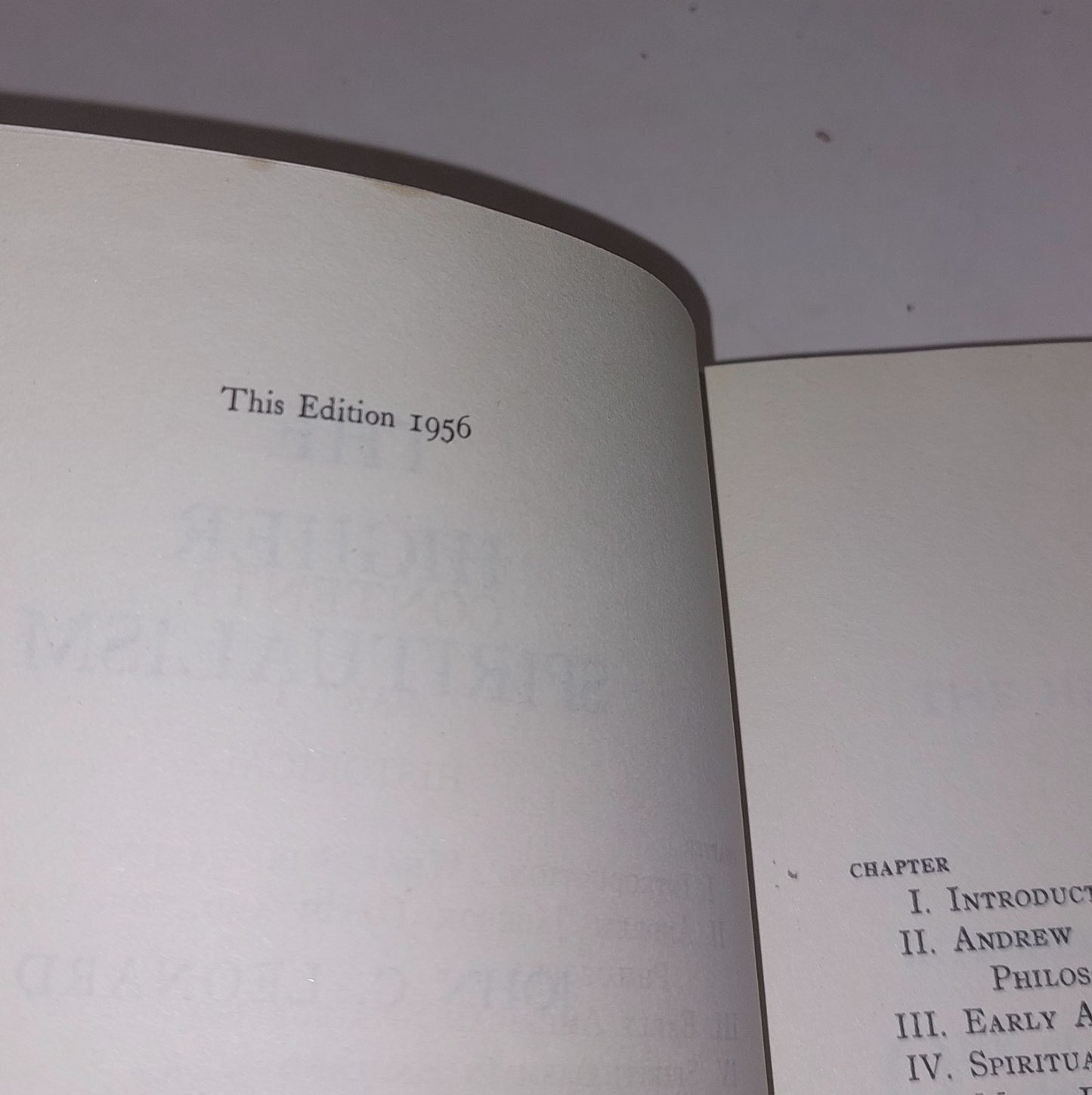 The Higher Spiritualism [Vol. 1&2] John C Leonard (1956) Psychic Book Club Hb 10