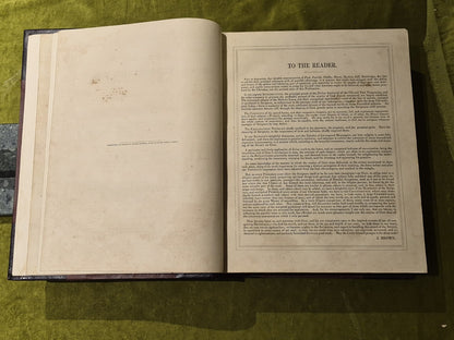 Holy Bible With Notes & Observations By Rev. John Brown Large Family Bible VGC9