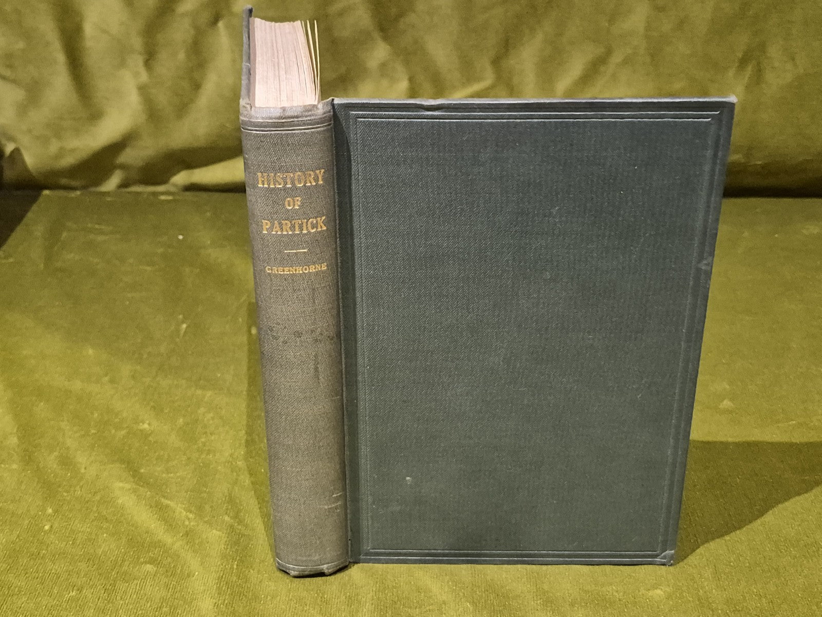 History Of Partick By William Greenhorne 1928 1st Edition0
