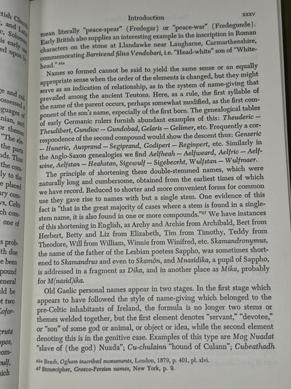 Surnames of Scotland: Their Origin, Meaning and History by George F. Black 19867
