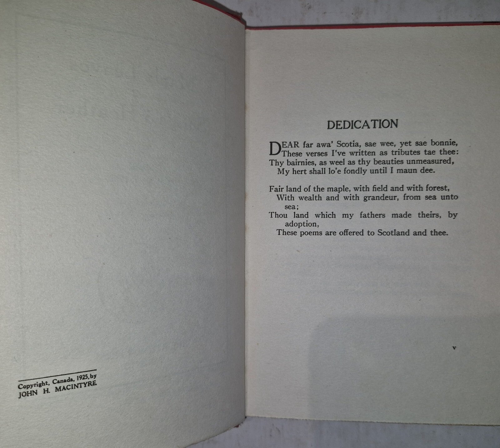 Maple Leaves and Sprigs o' Heather By MACK (J.H. MACINTYRE) 19252