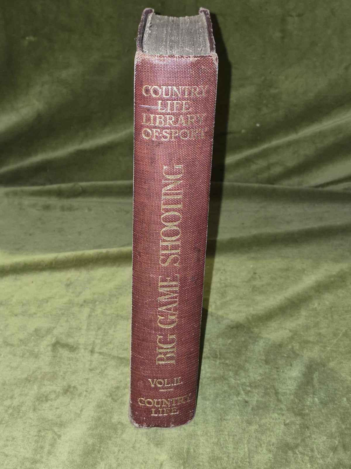 BIG GAME SHOOTING VOL 2 - HORACE HUTCHINSON  COUNTRY LIFE LIBRARY OF SPORT BOOK2