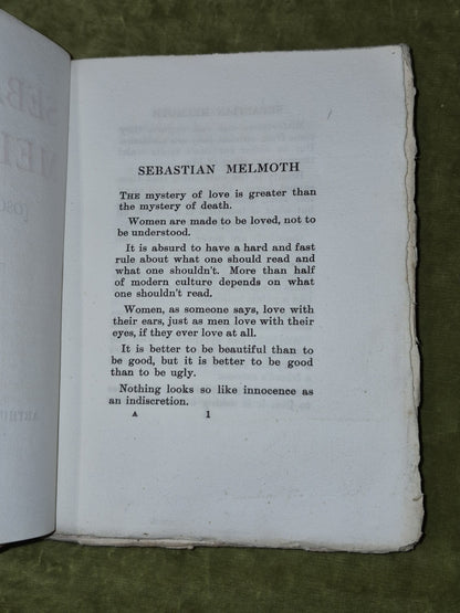 Sebastian Melmoth (Oscar Wilde) 1905 Arthur L Humphreys The Soul of Man5