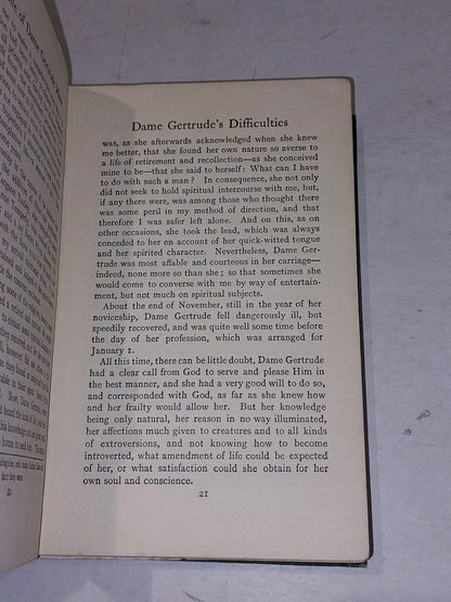 Inner Life & Writings Of Dame Gertrude More (2 Vol. Set) By WeldBlundell (1910)6