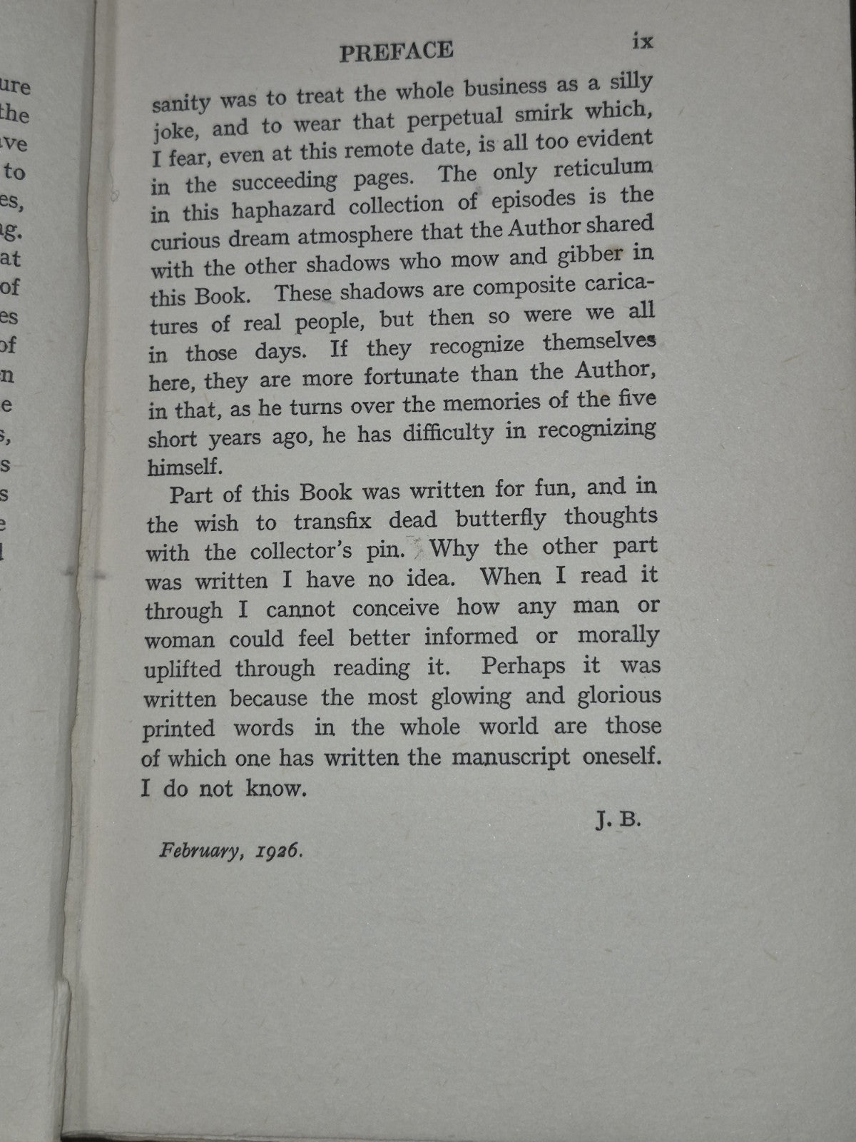 Some Talk of Alexander James Bridie 1926 Methuen & Co5