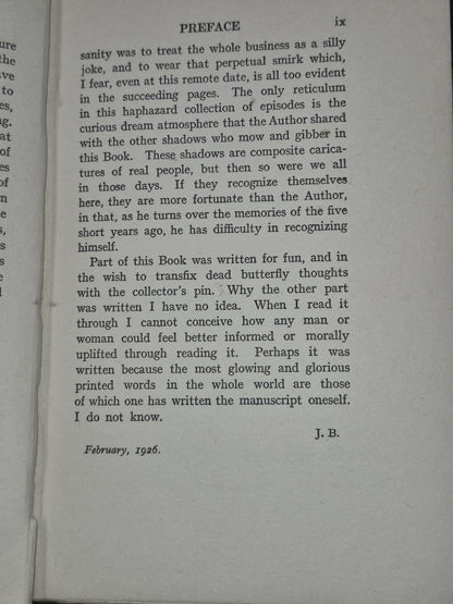 Some Talk of Alexander James Bridie 1926 Methuen & Co5