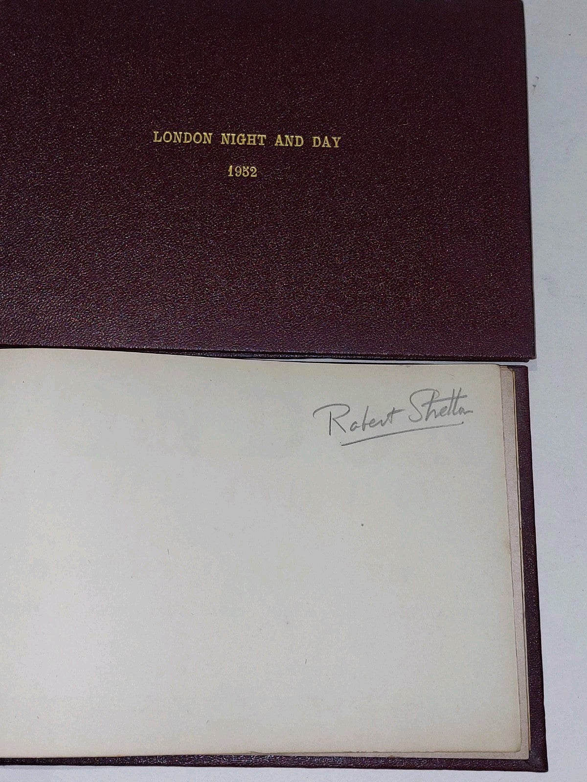 London Night And Day by Osbert Lancaster (1951 and 1952) Rebound In Leather4