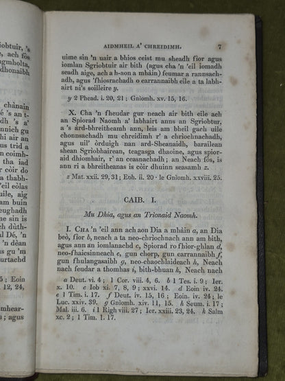 Leabhar Aideachaidh A' Chreidimh le Da Leabhar Macdhòmhnuill Gileabart 18376