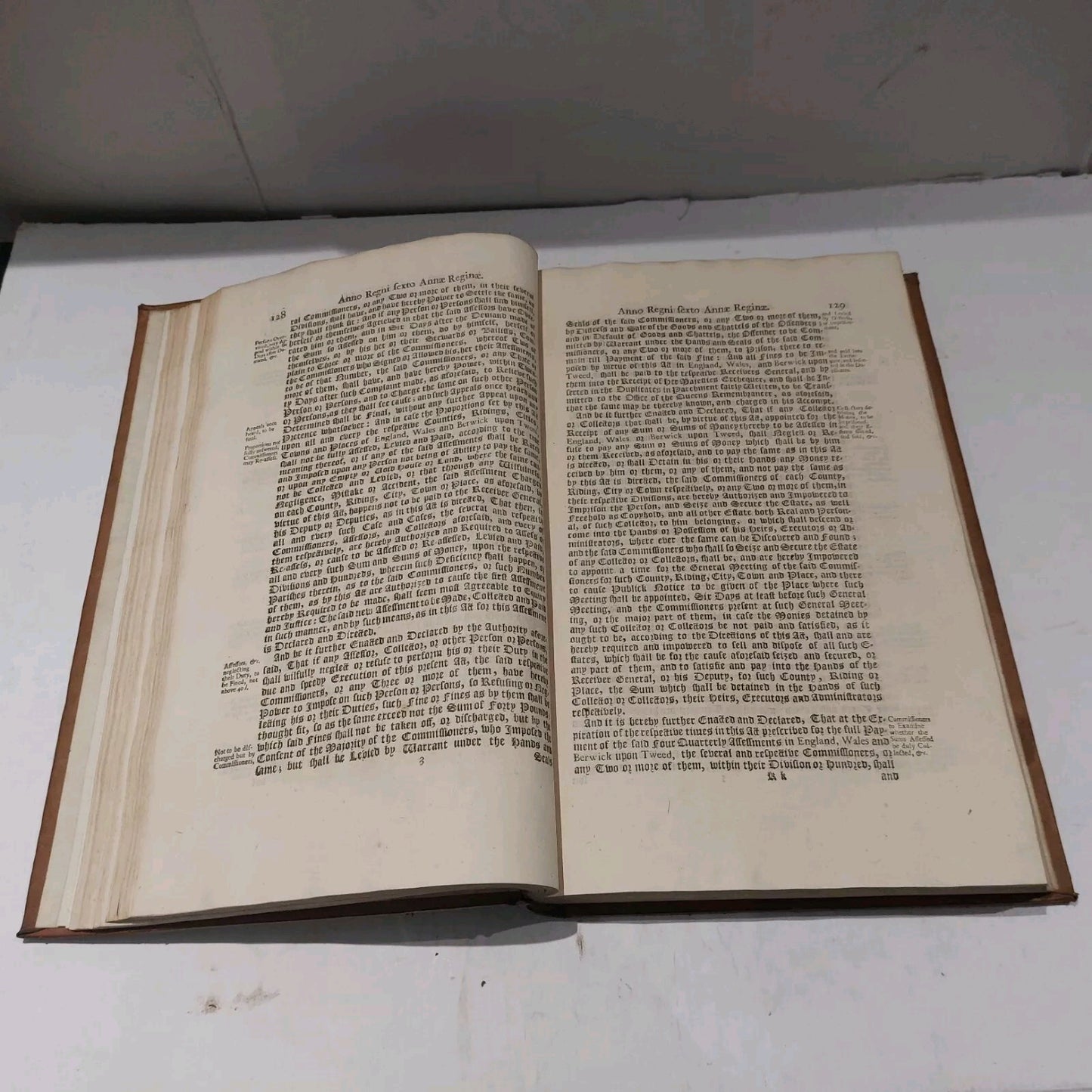 18th Century Anno Regni Annae Reginae (1707) Published & Printed By Charles Bill8