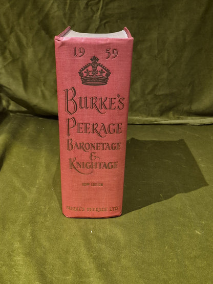 Burke's Peerage, Baronetage and Knightage 102nd edition 19543