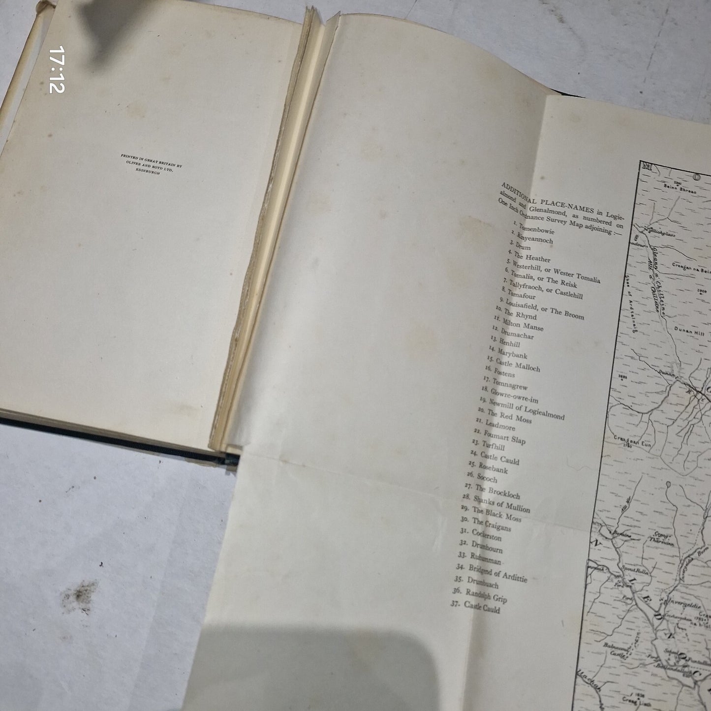 Logiealmond The Place And Its People By David M. Forrester. 1944 1st Edition.12