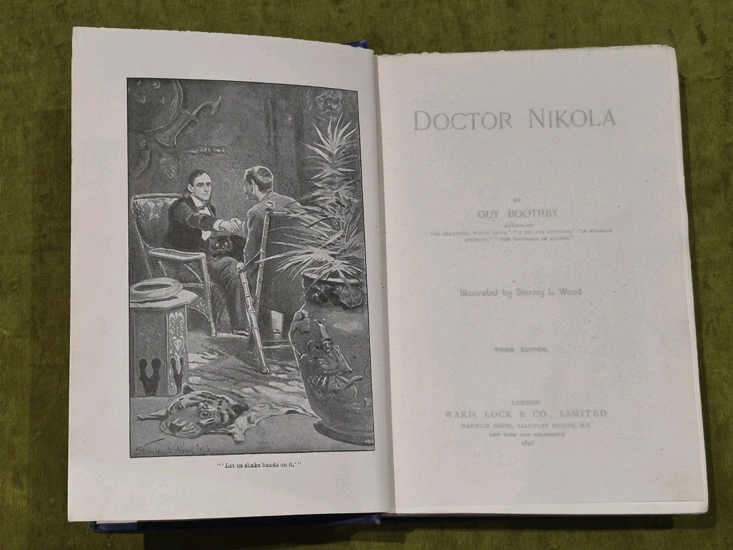 DOCTOR NIKOLA - Guy Boothby [1896 3rd Edition] Illustrated by Stanley L. Wood5