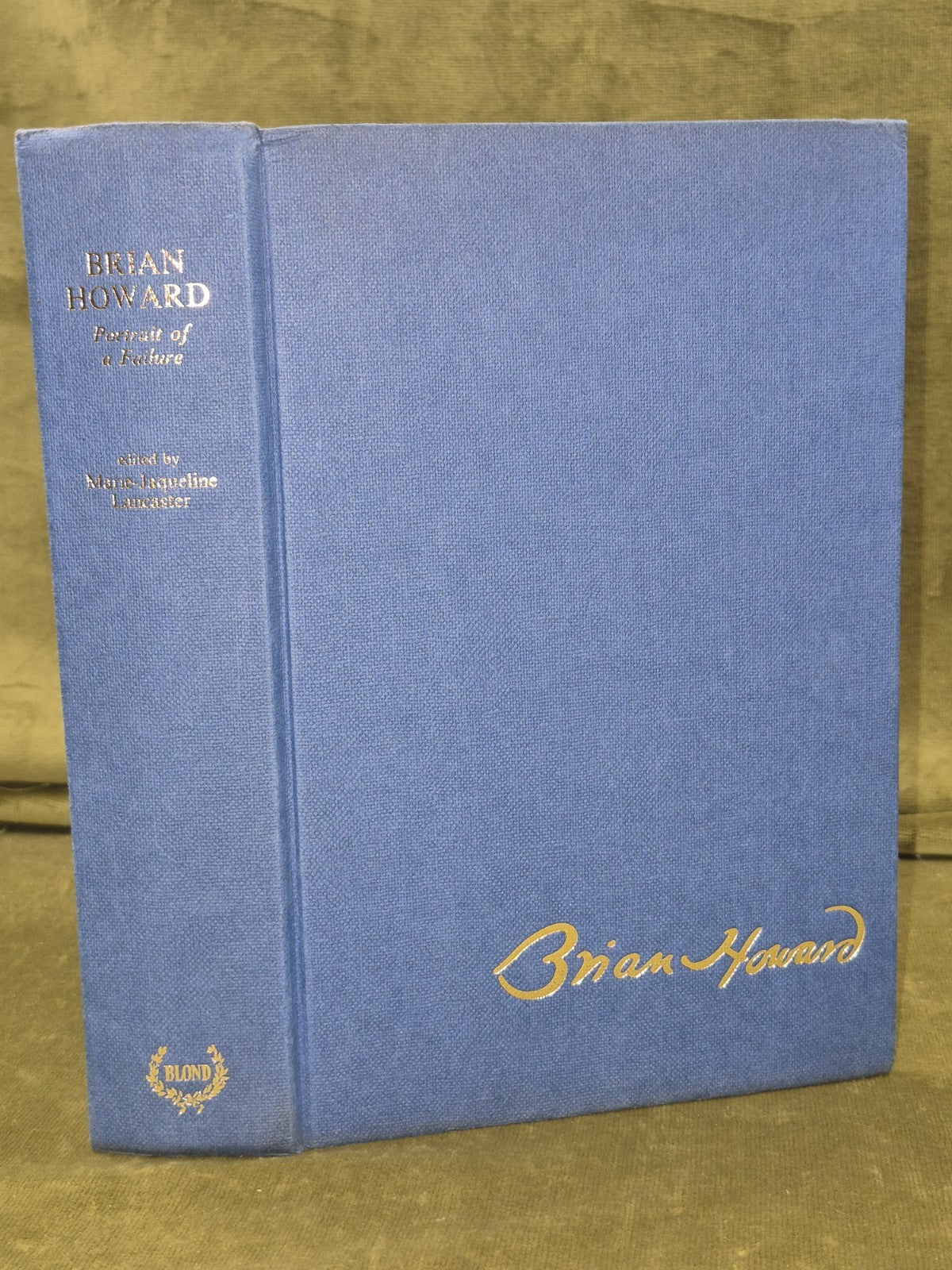 Brian Howard Portrait of a Failure 1968 First Edition Dustjacket Anthony Blond6