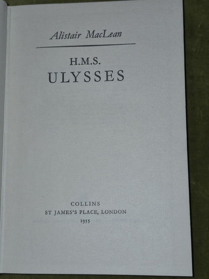 Alistair MACLEAN / H.M.S Ulysses 1st Edition 1955 Dustjacket5