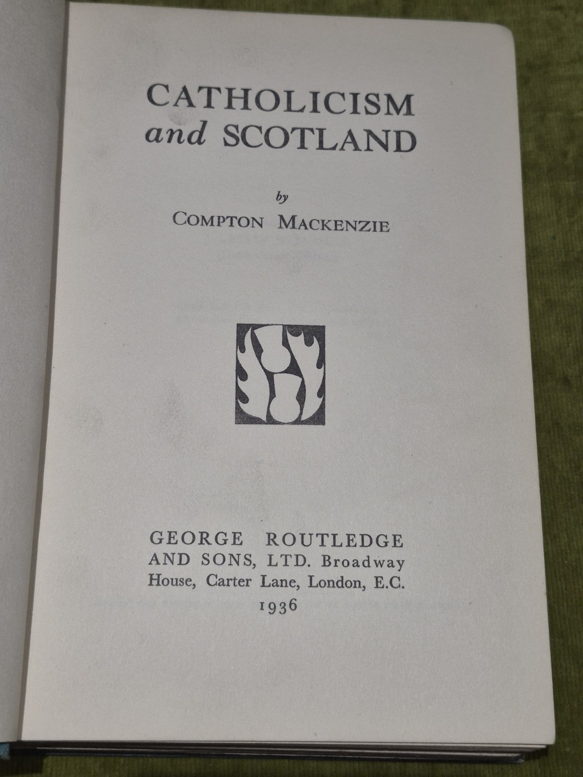 Catholicism and Scotland (Compton Mackenzie - 1936)4