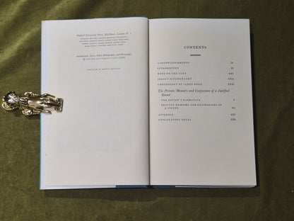 The Private Memoirs and Confessions of a Justified Sinner - James Hogg Oxford DJ5