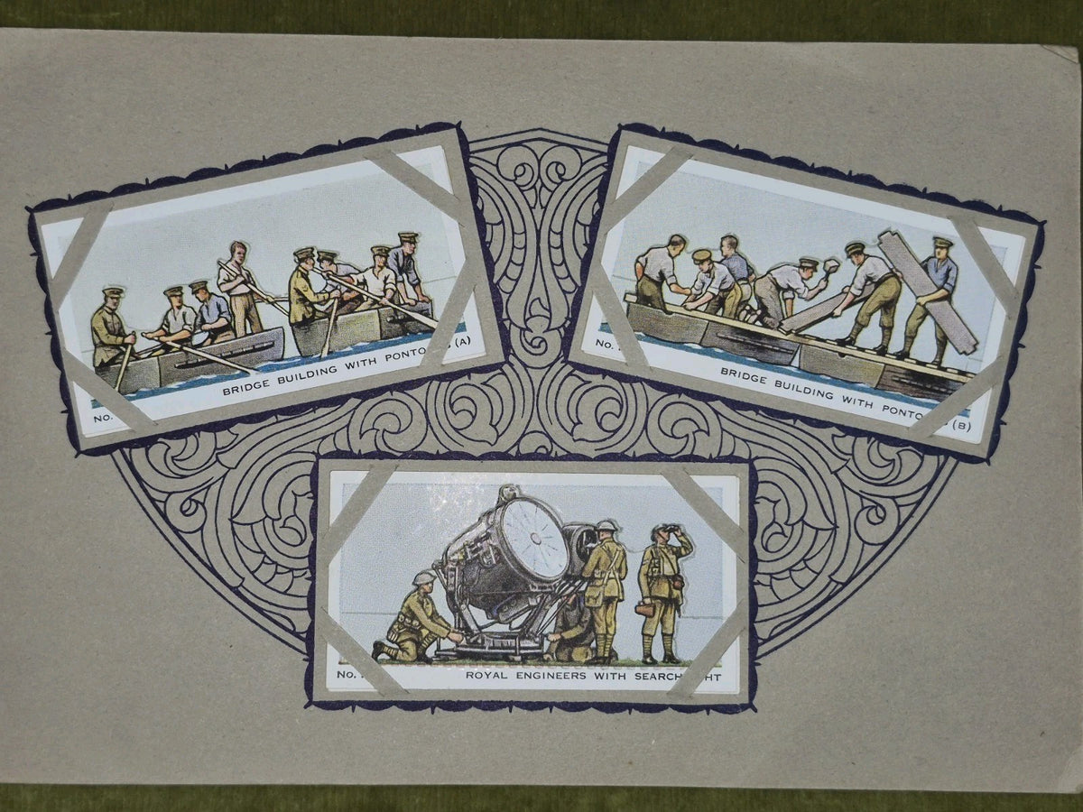 Mitchell's Model Army Cigarette Cards Complete Set of 30 Cards 8