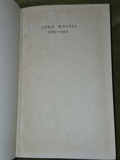 Lord Wavell 1883-1941: A Military Biography by R. Collins (Hardcover, 1948)4