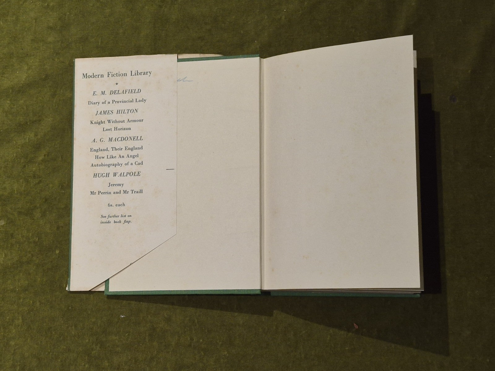 Autobiography of a Cad - A.G. Macdonell , Macmillan Modern Fiction Library 19514