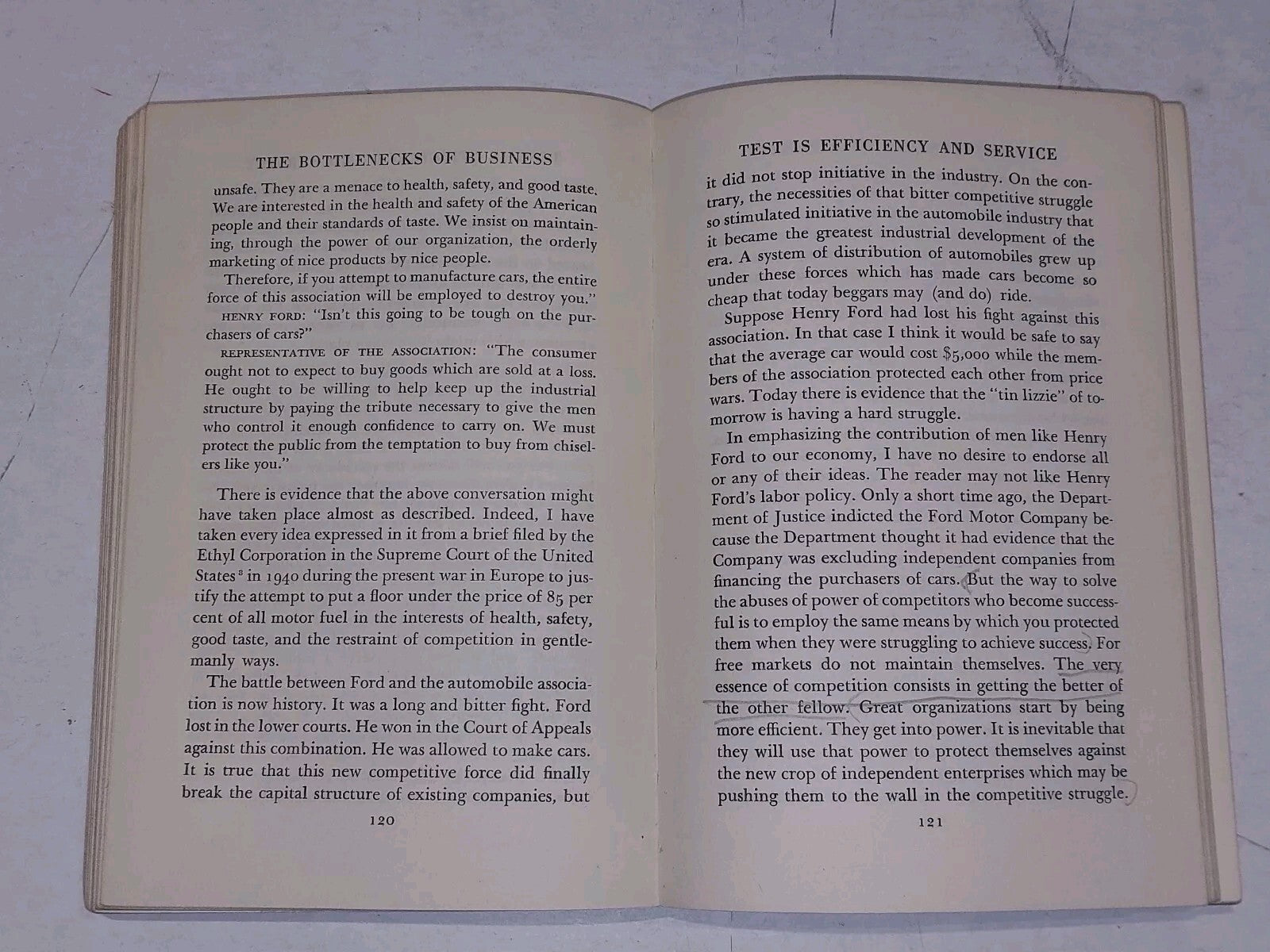 The Bottlenecks of Business (1940) Thurman W. Arnold Pb Book7