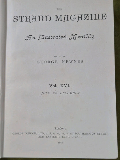 The Strand Magazine XVI 1898 George Newnes Conan Doyle July Dec5
