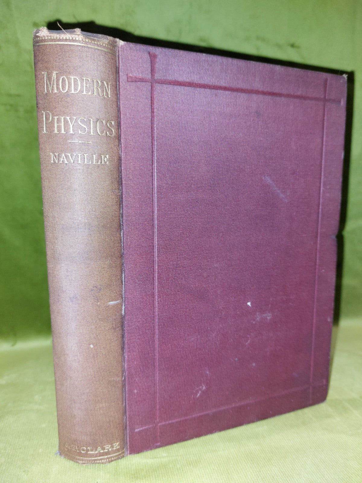 Modern Physics Studies Historical And Philosophical by Ernest Naville (1884) 1st0