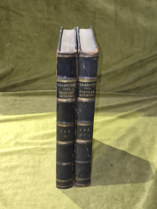 Gleanings from Popular Authors Grave and Gay Vols 1 & 2 - 1882 1st Ed0