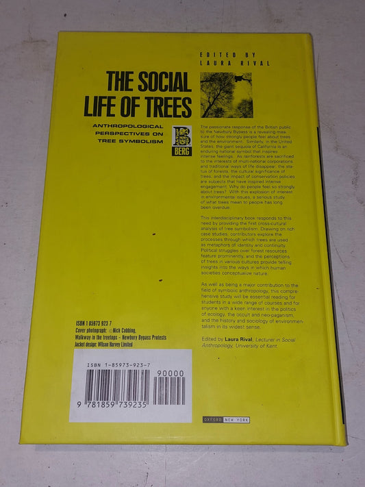 Social Life of Trees: Anthropological Perspectives on Tree Symbolism. Hardcover.1