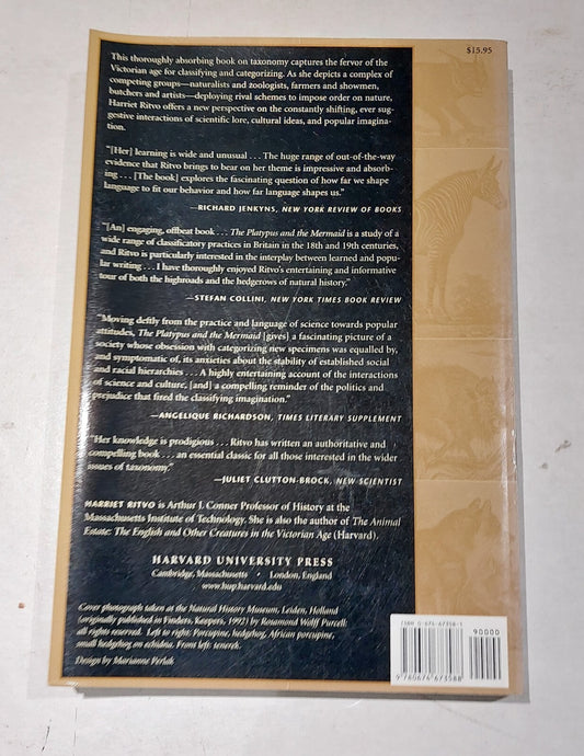 The Platypus and the Mermaid: And Ot..., Ritvo, Harriet1