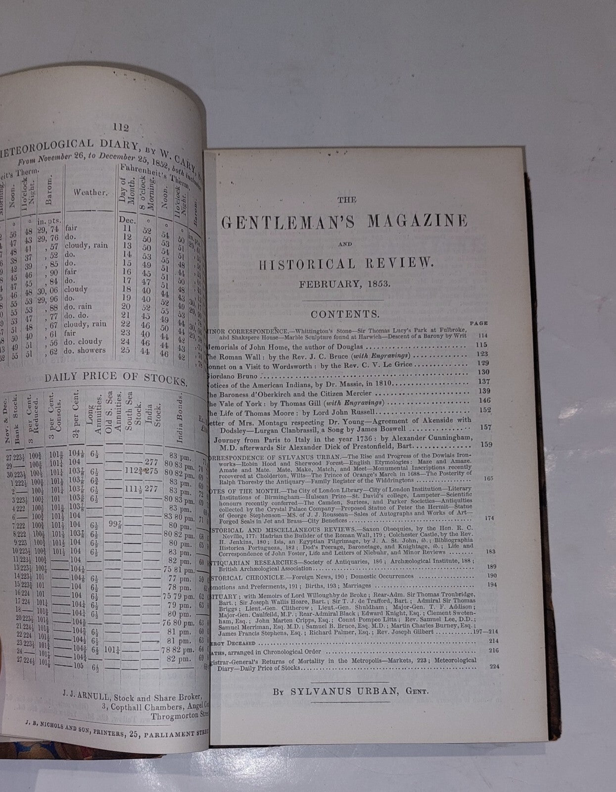 The Gentleman's Magazine Vol 39 Jan – June 18538