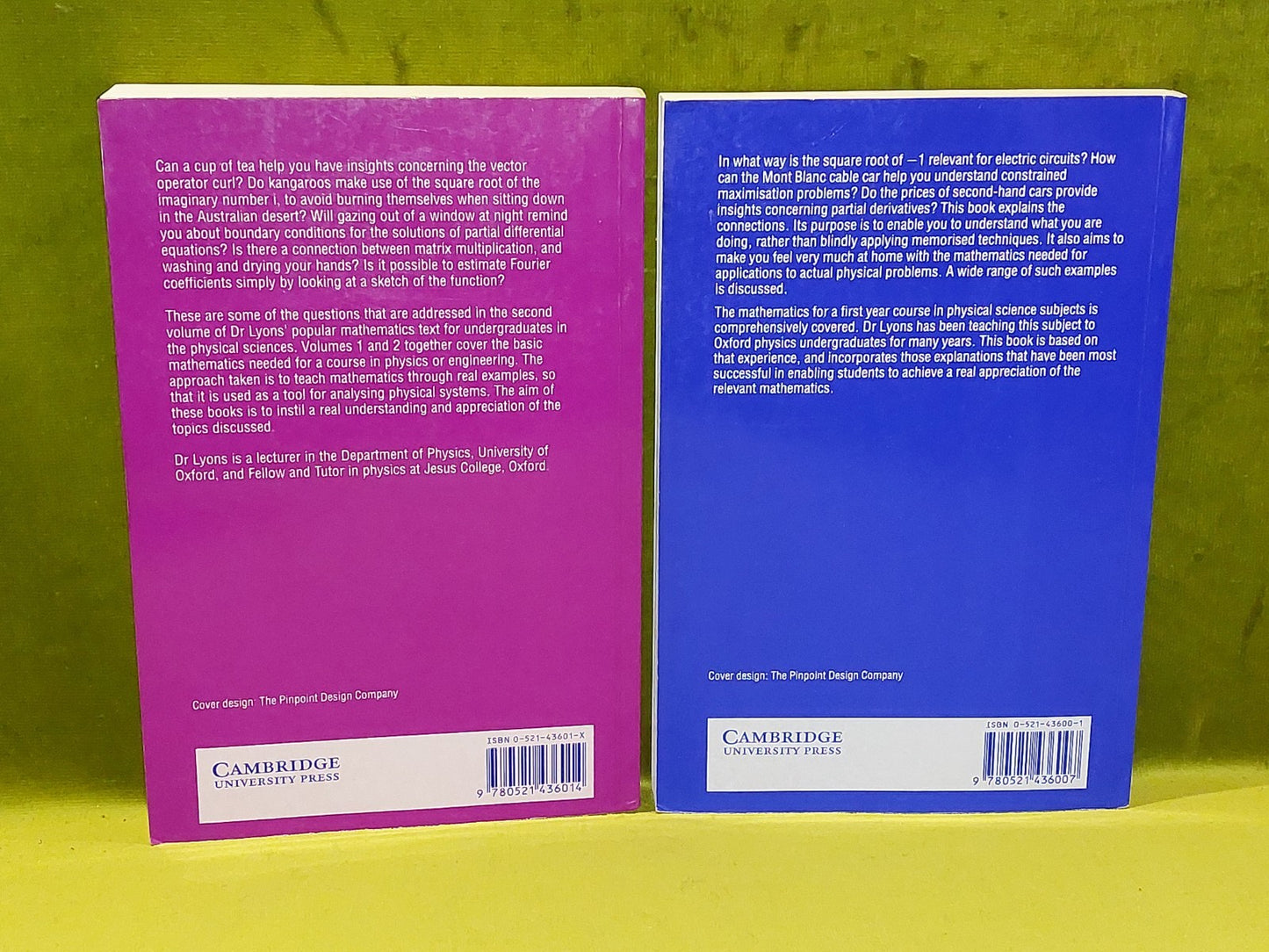 All You Wanted to Know about Mathematics Louis Lyons (1998) Complete 2 Vols.1