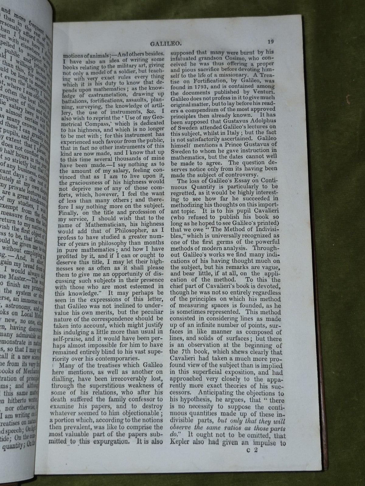 1833 Lives of Eminent Persons Library of Useful Knowledge Galileo Newton Blake6