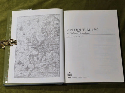 Antique maps : a collector's handbook 1983 First Edition Hardcover with DJ3