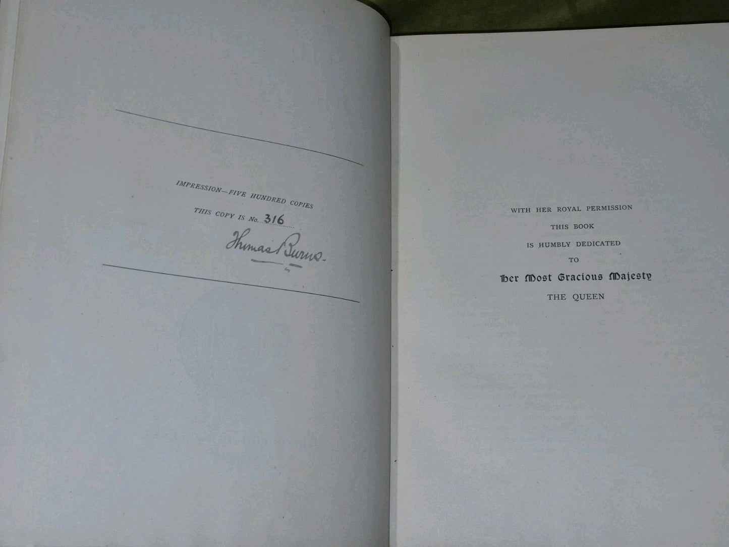 1892: Old Scottish Communion Plate: Thomas Burns: 1st ed: SIGNED, Ltd ED 316/5006
