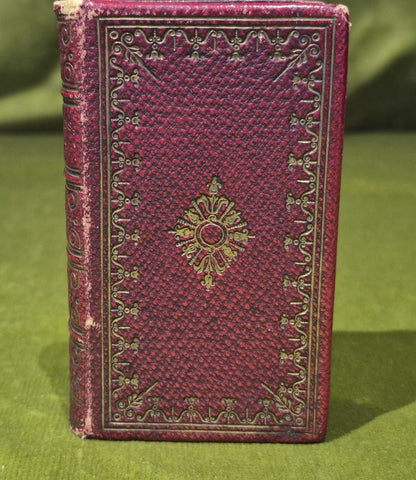 1827 Izaac Walton's Lives John Donne etc Miniture Leather Fine Binding R. Nelson1