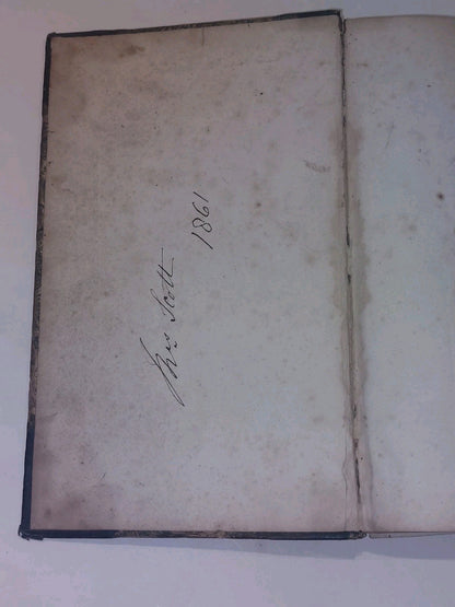 Remarkable Events In The History Of Man - Rev Joseph Watts (1825) 1/4 Leather Hb3