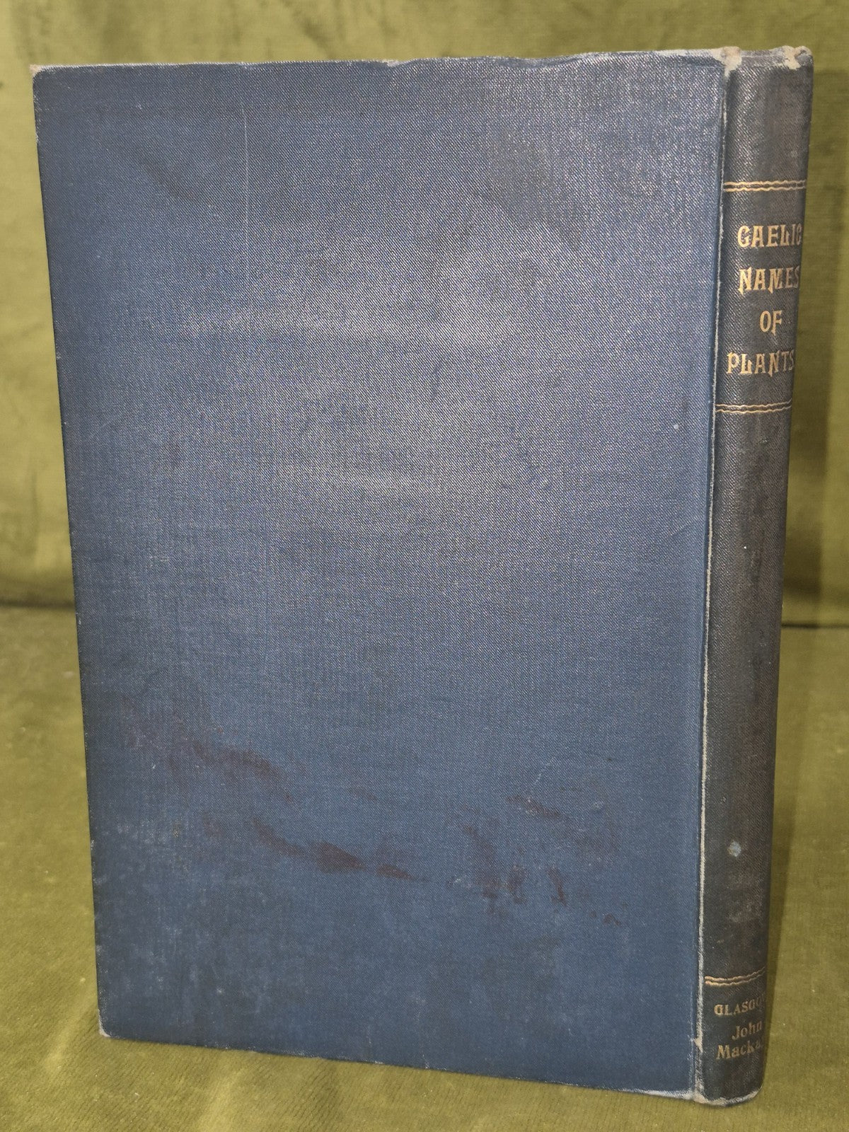 Gaelic Names of Plants John Cameron 1900 New Revised Edition John Mackay1