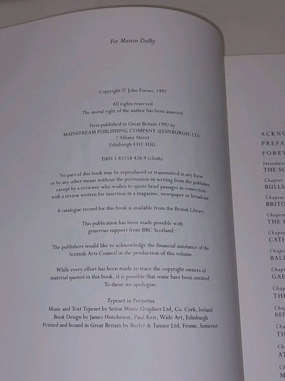 Scotland's Music : A History of the Traditional and Classical Music (1992) Hb4