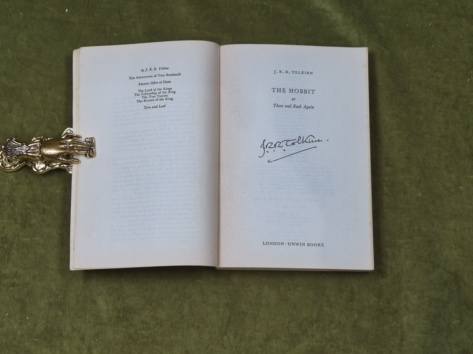 The Hobbit - J R R Tolkien , Unwin 16th Impression 1972 Paperback4