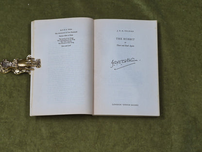 The Hobbit - J R R Tolkien , Unwin 16th Impression 1972 Paperback4